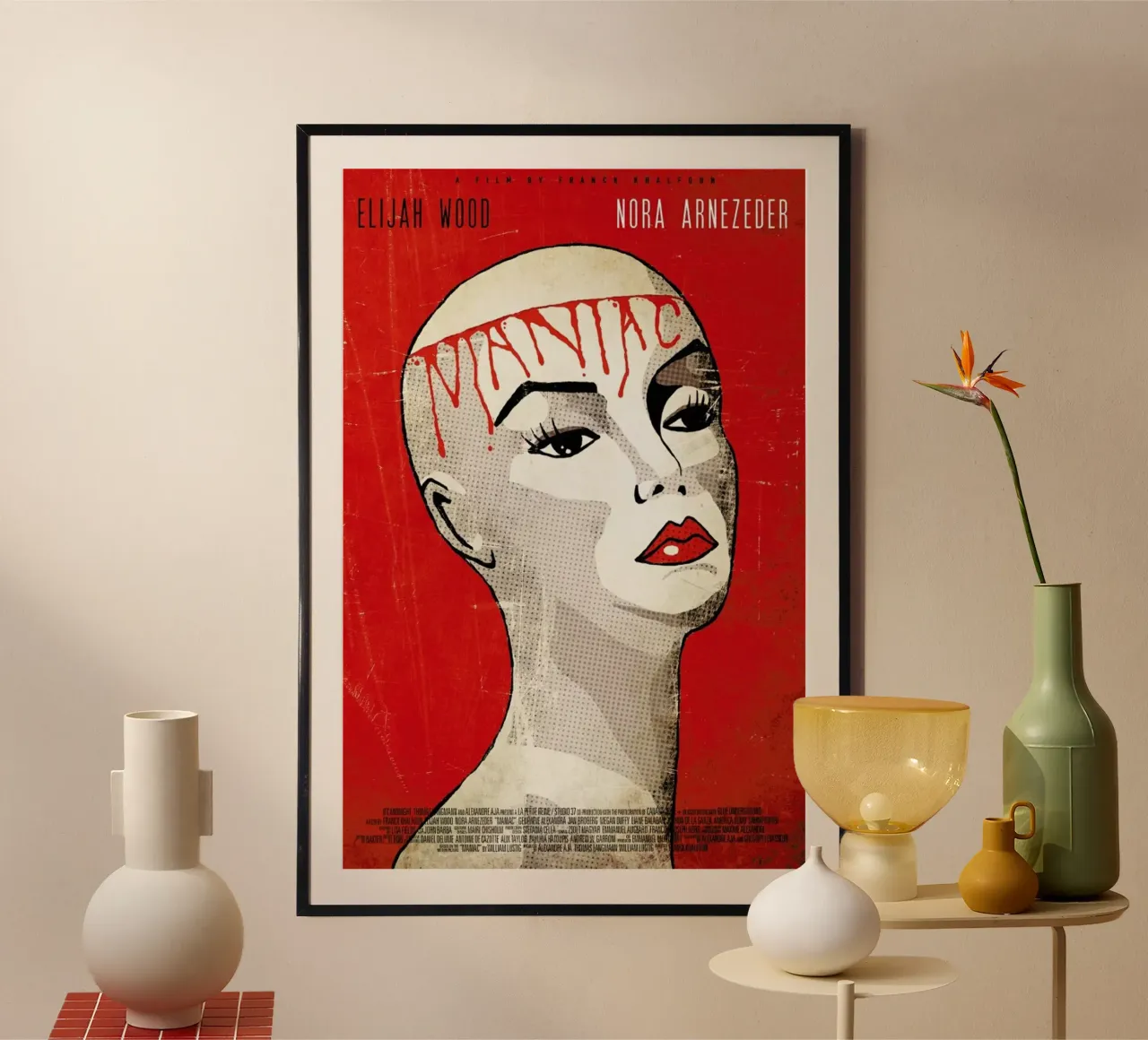 Maniac poster con marco de plástico de DinoMike