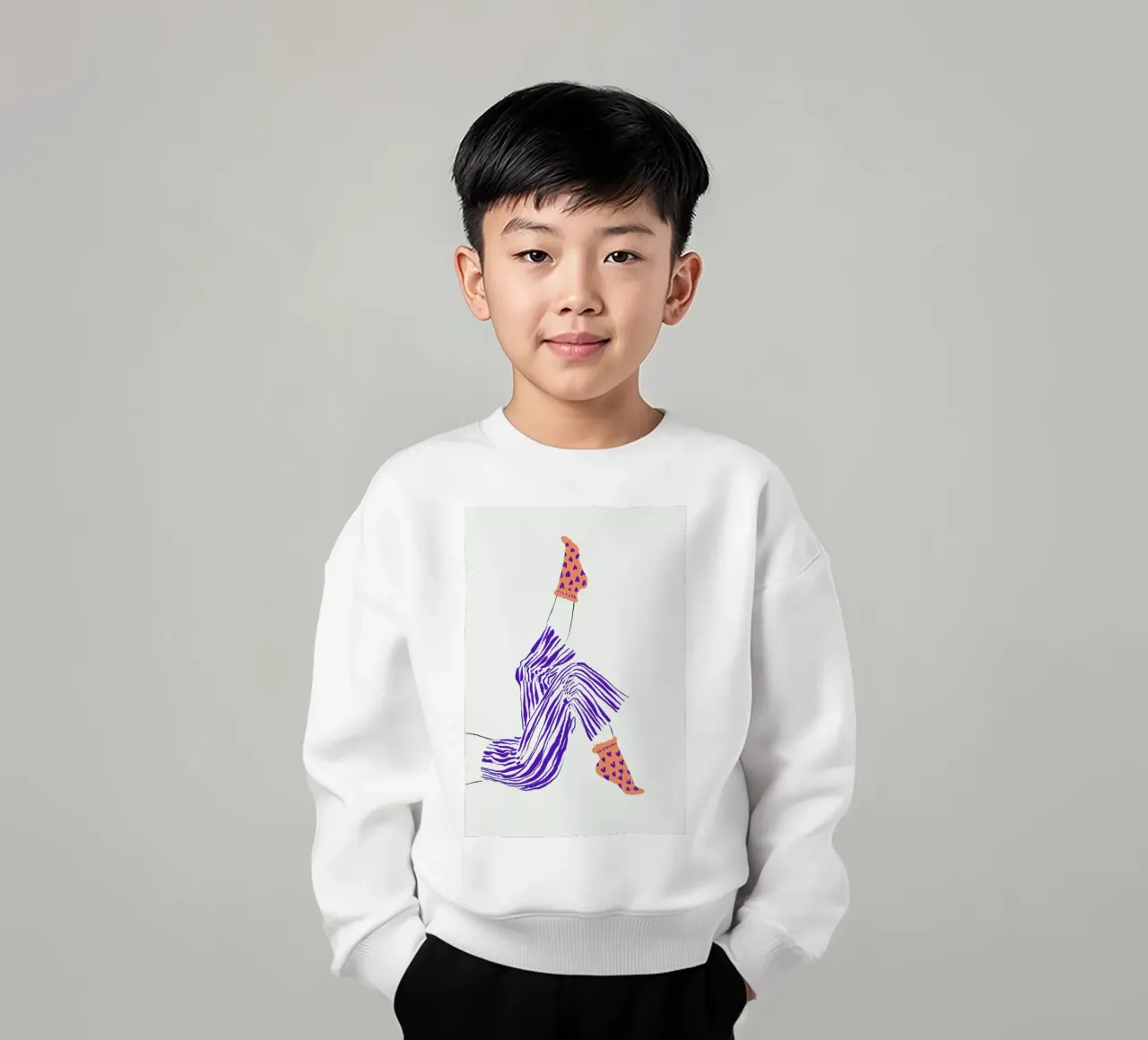 Kick Back kids sweatshirt by Graphite