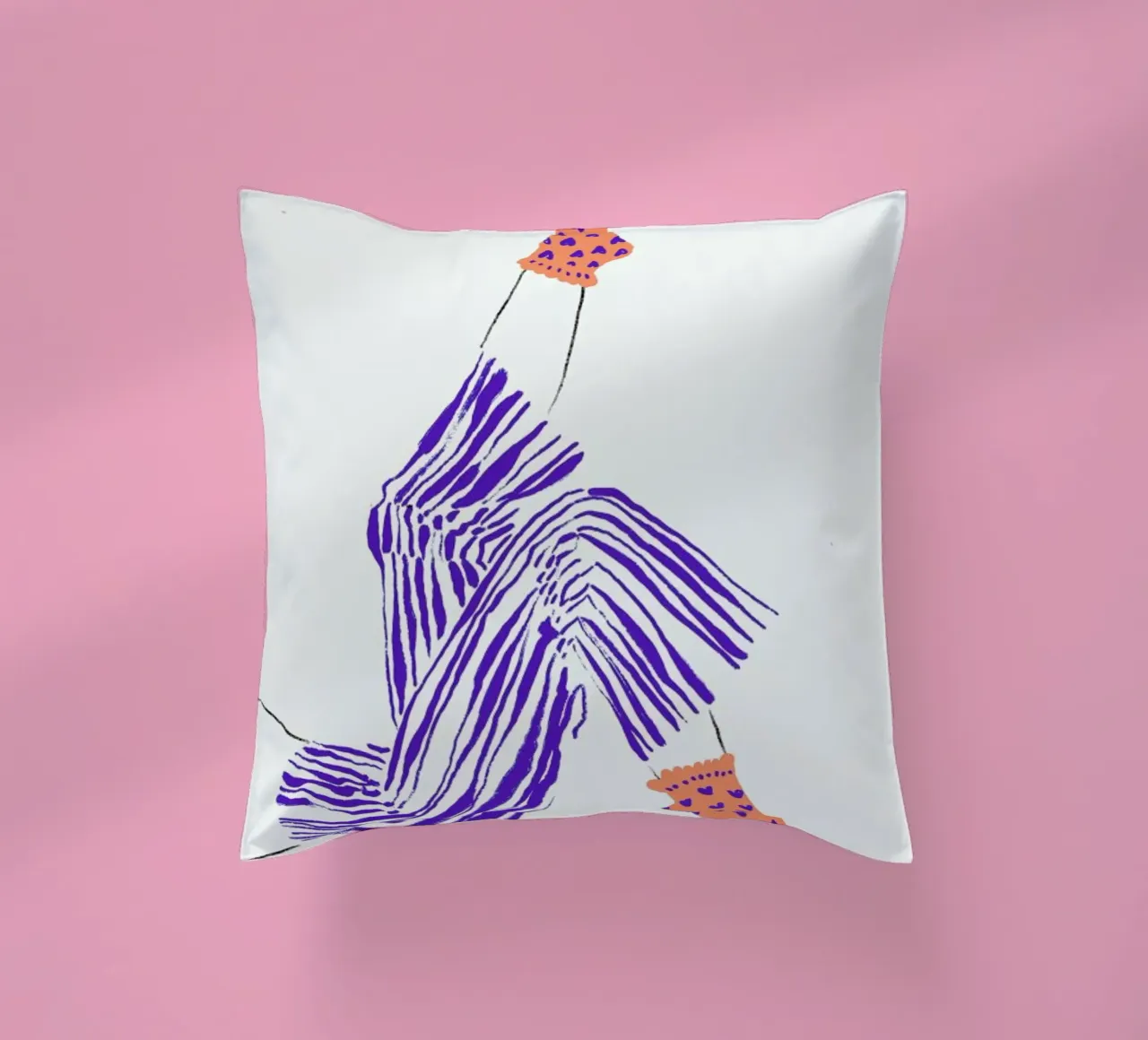 Kick Back decorative cushion by Graphite