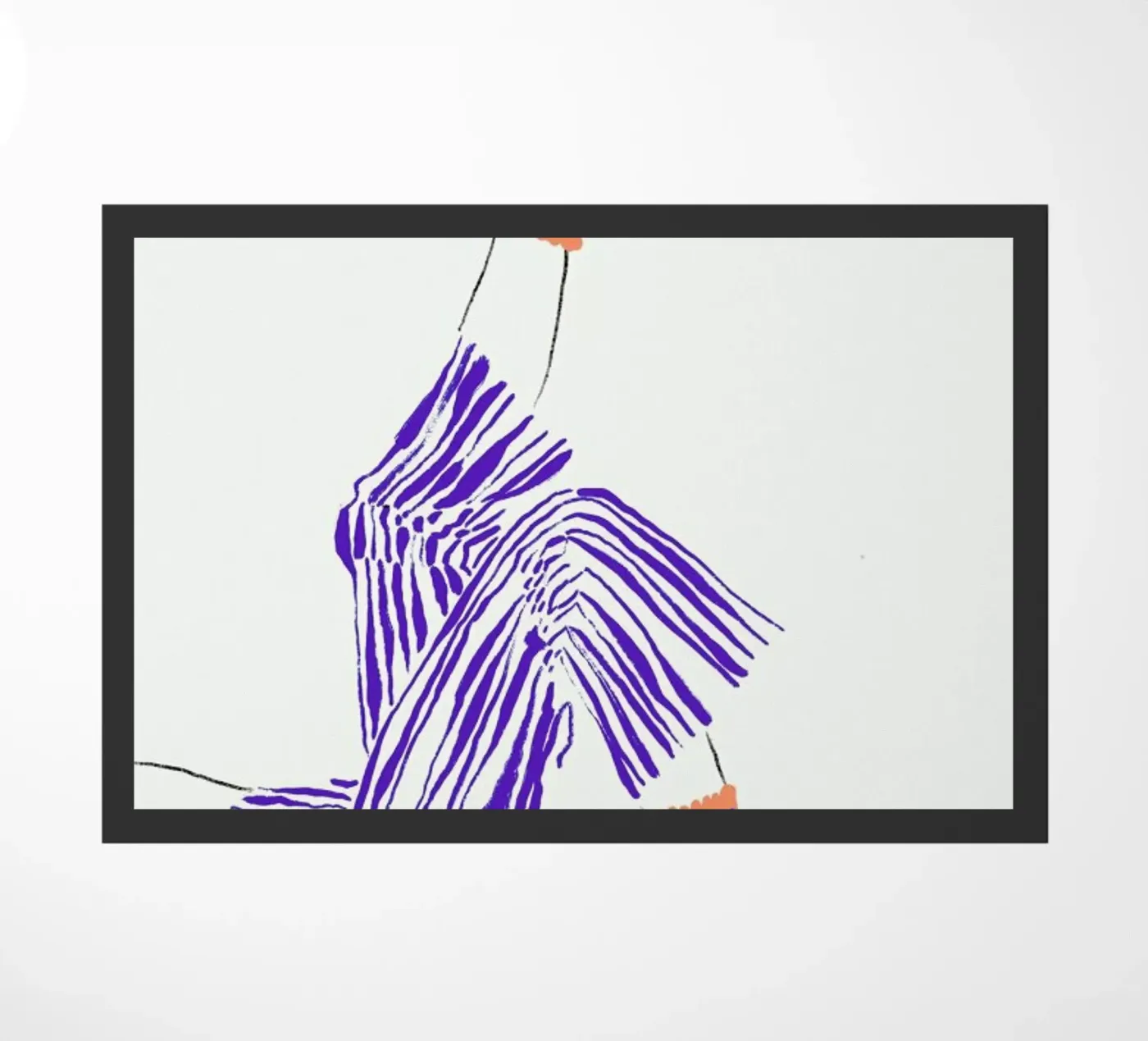 Kick Back deurmat van Graphite