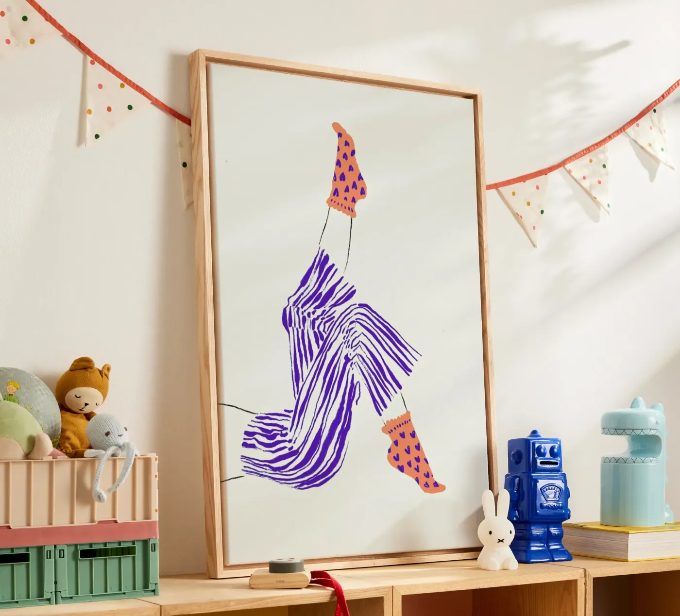 Kick Back canvas by Graphite