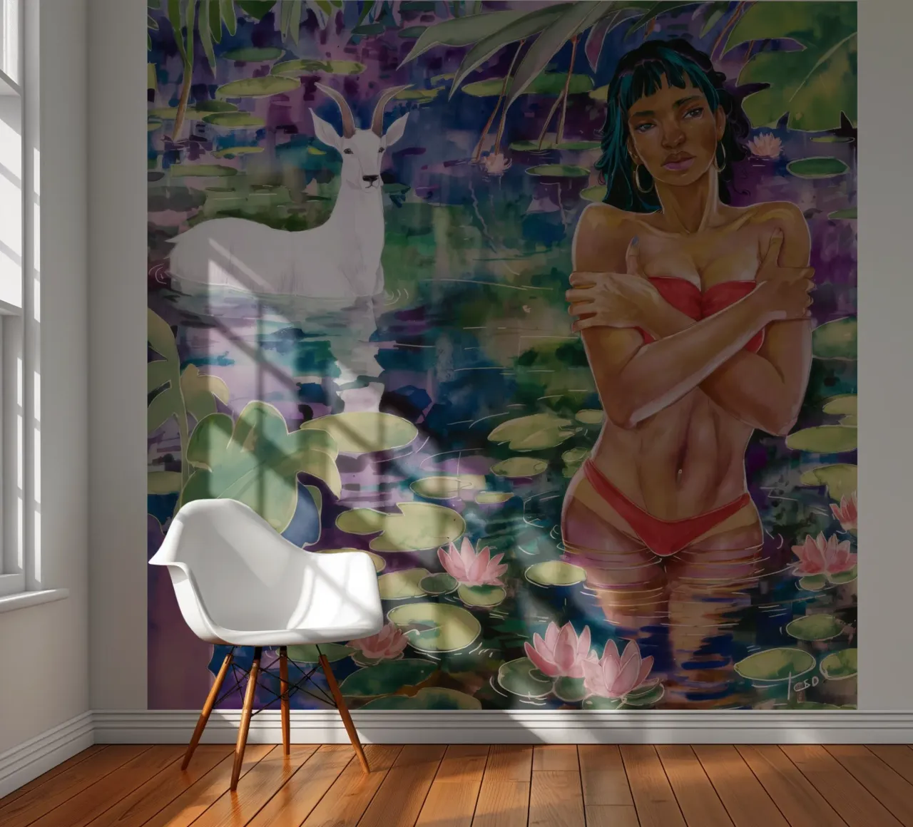 Lotus Embrace Enigma photo wallpaper by Infinite Chroma