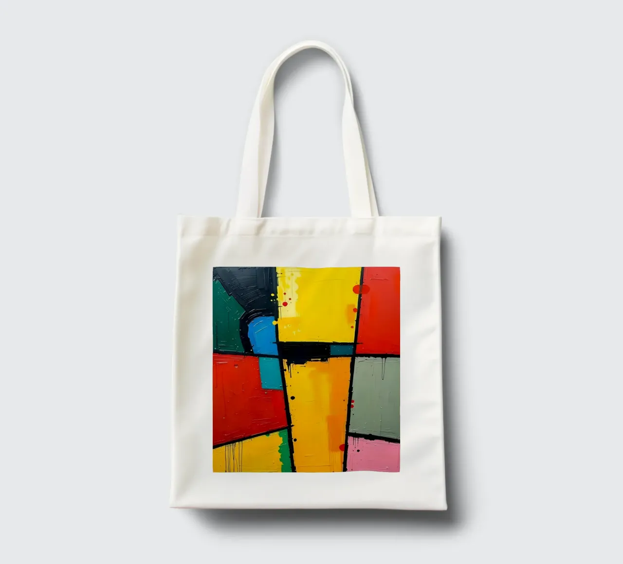 Pittura_A_1 borsa in juta da Farb- und Blütenzauber by LK