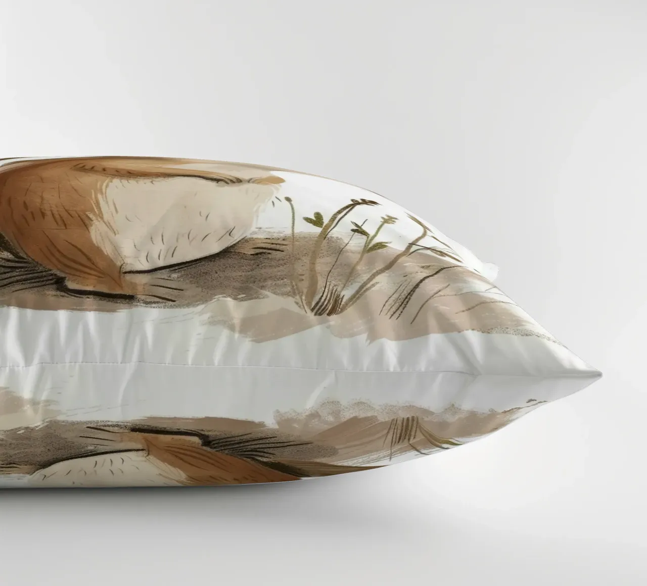 Scoiattolo nei prati tranquilli cuscino da DesignDoodle