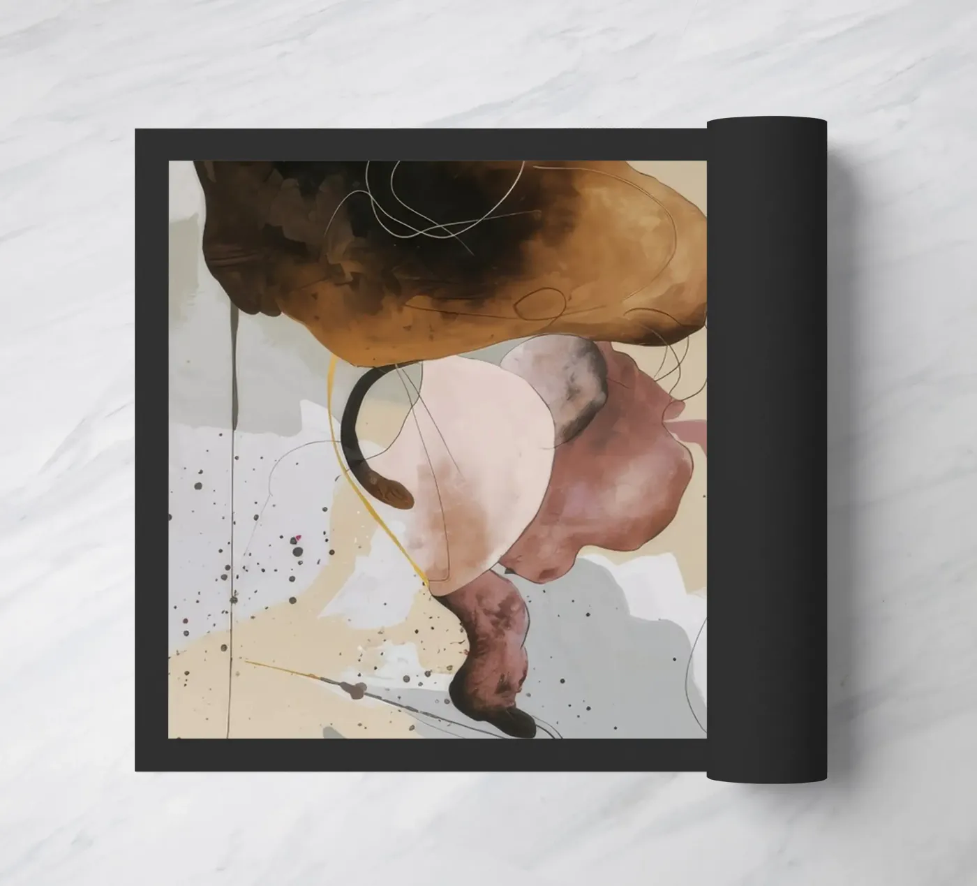 Ethereal Bloom Construct doormat by Dream Spectrum