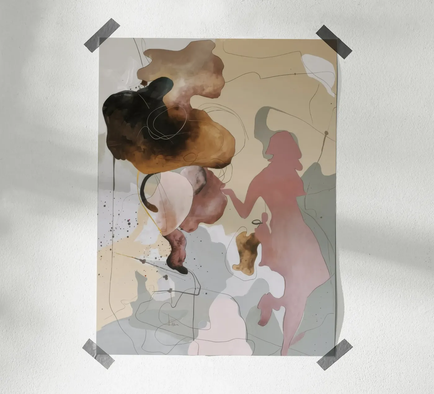 Ethereal Bloom Construct poster van Dream Spectrum