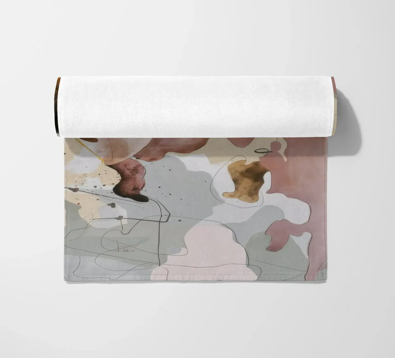 Ethereal Bloom Construct beach towel by Dream Spectrum