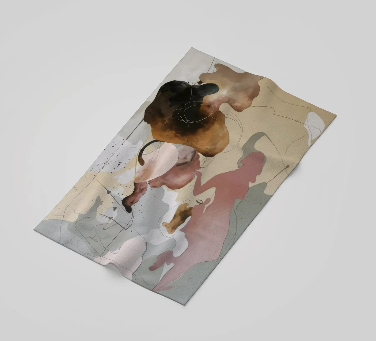 Ethereal Bloom Construct beach towel by Dream Spectrum