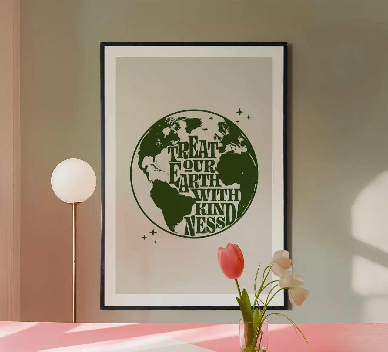 Treat Our Earth With Kindness hahnemühle by cafelab