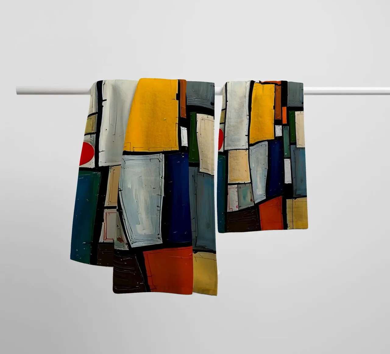 Pittura_A_3 asciugamano da bagno da Farb- und Blütenzauber by LK