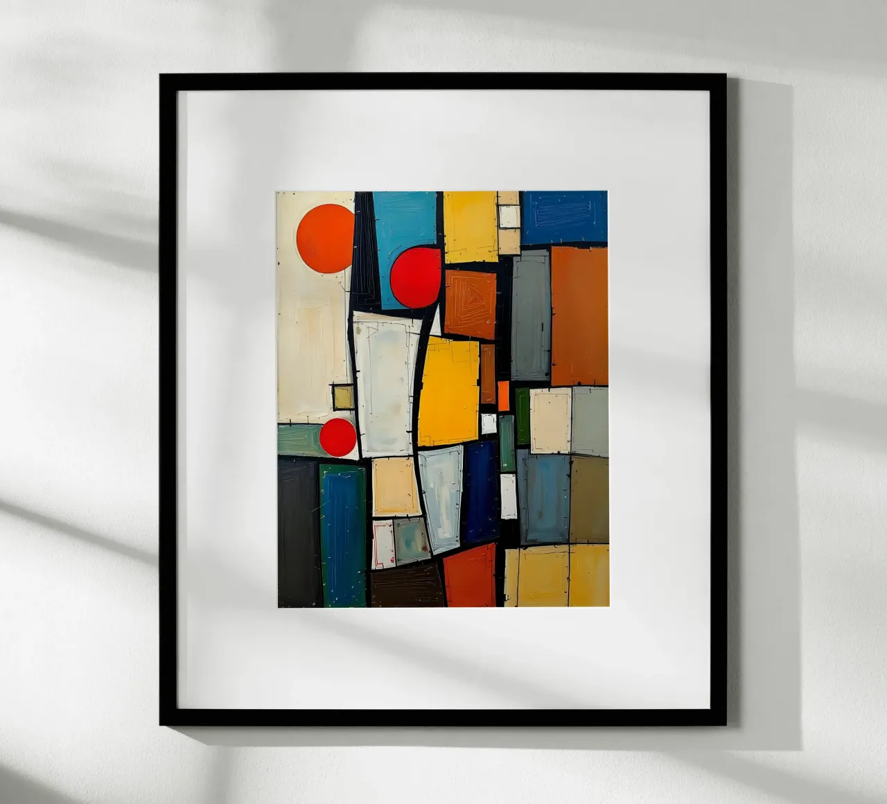 Pittura_A_3 poster con telaio in alluminio da Farb- und Blütenzauber by LK