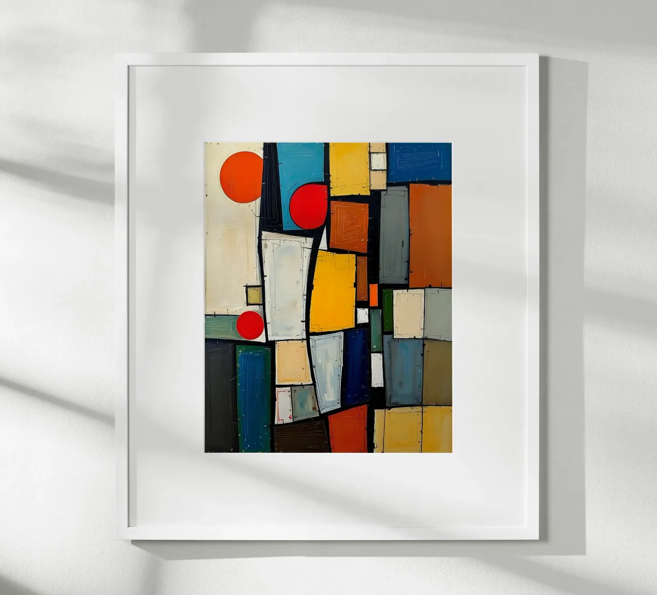 Pittura_A_3 poster con telaio in alluminio da Farb- und Blütenzauber by LK