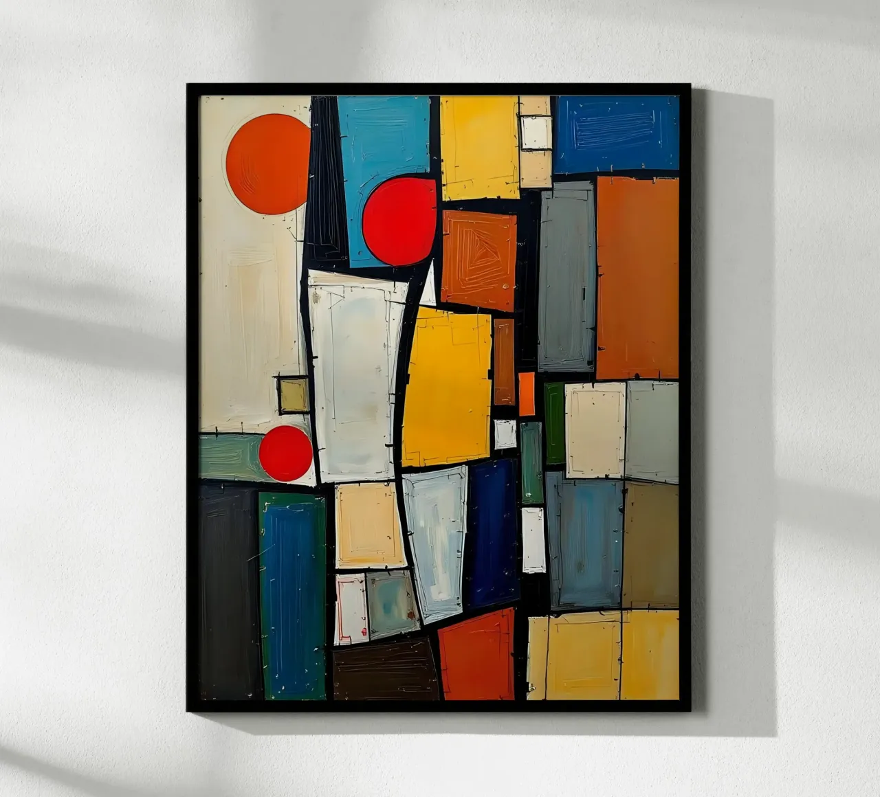 Pittura_A_3 poster con telaio in alluminio da Farb- und Blütenzauber by LK
