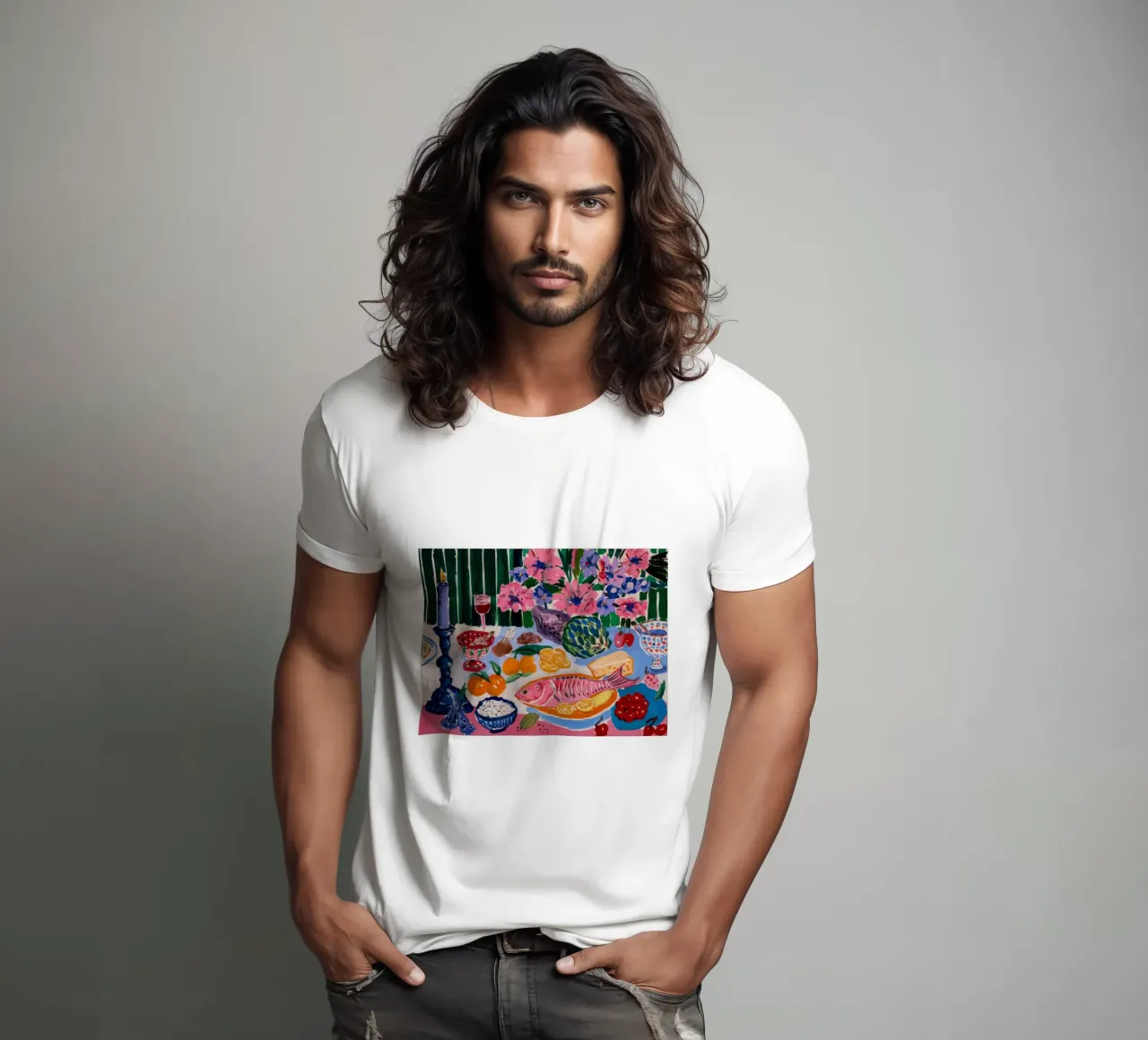 Festa opulenta in fiore t-shirt da Infinite Chroma