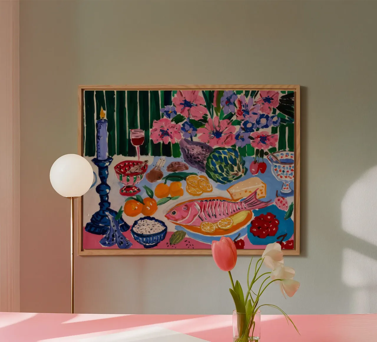 Festa opulenta in fiore alluminio dibond da Infinite Chroma