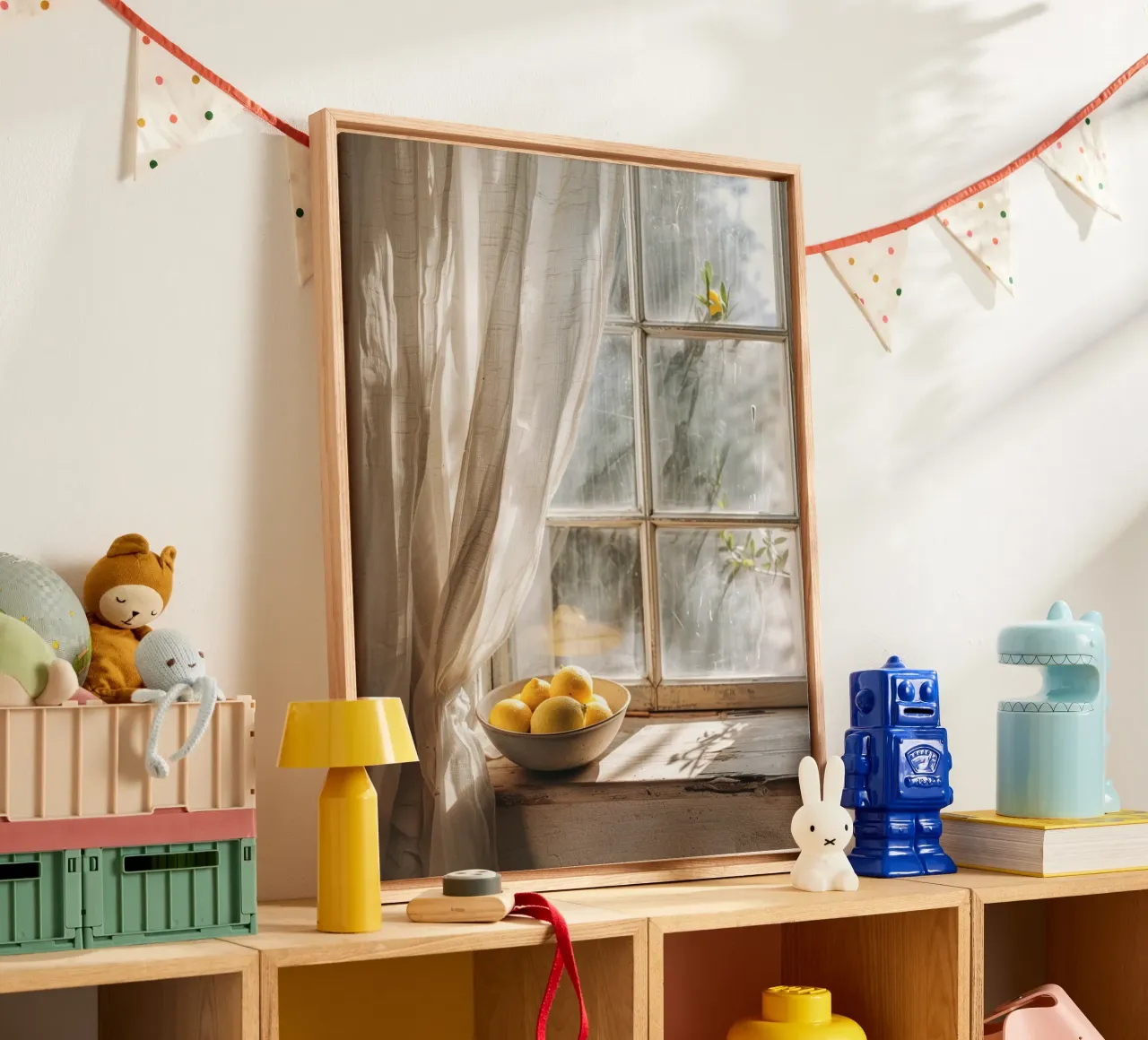 Lemon Light tela con Cornice a cassetta da lieblu