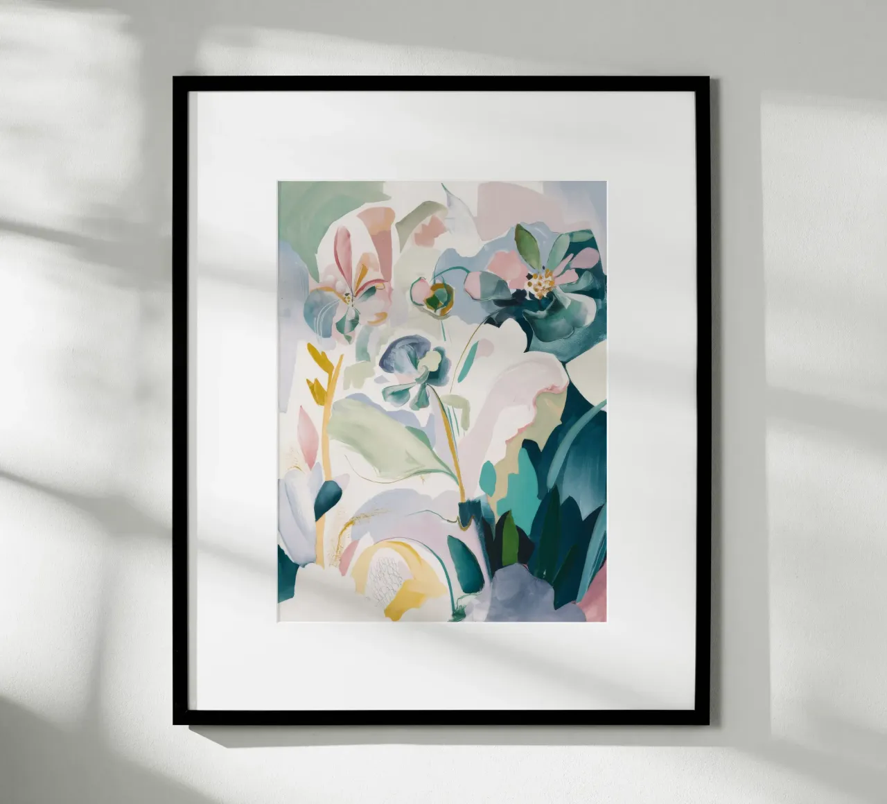 Riverbero di petali pastello poster da Dream Spectrum