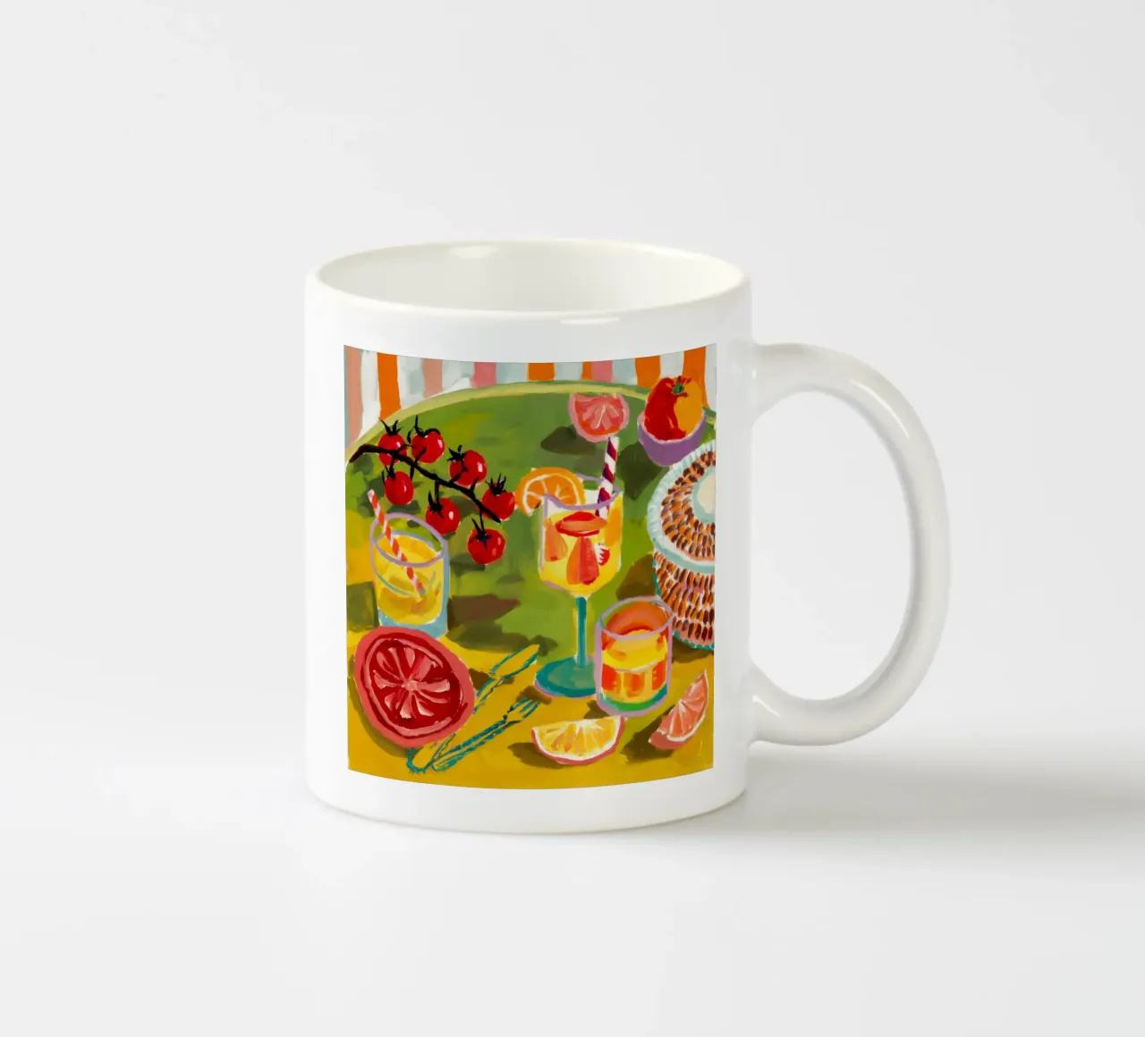 Zeste di agrumi del mattino tazza in ceramica da Infinite Chroma