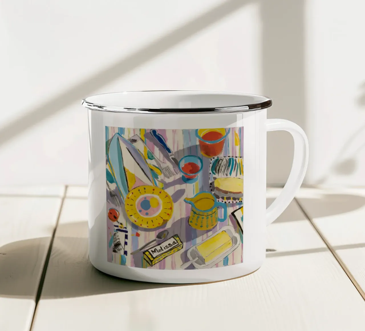 Sinfonia pop della dispensa tazza in smalto da Infinite Chroma