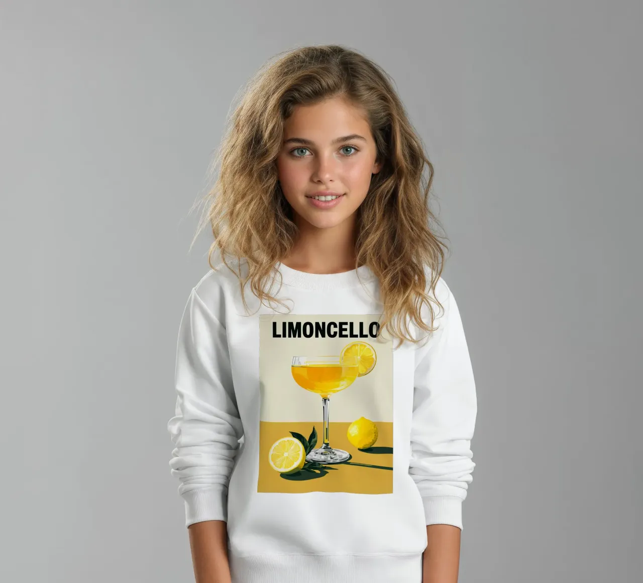 limoncello drink kids sweatshirt by 🥝 KIWI STORE
