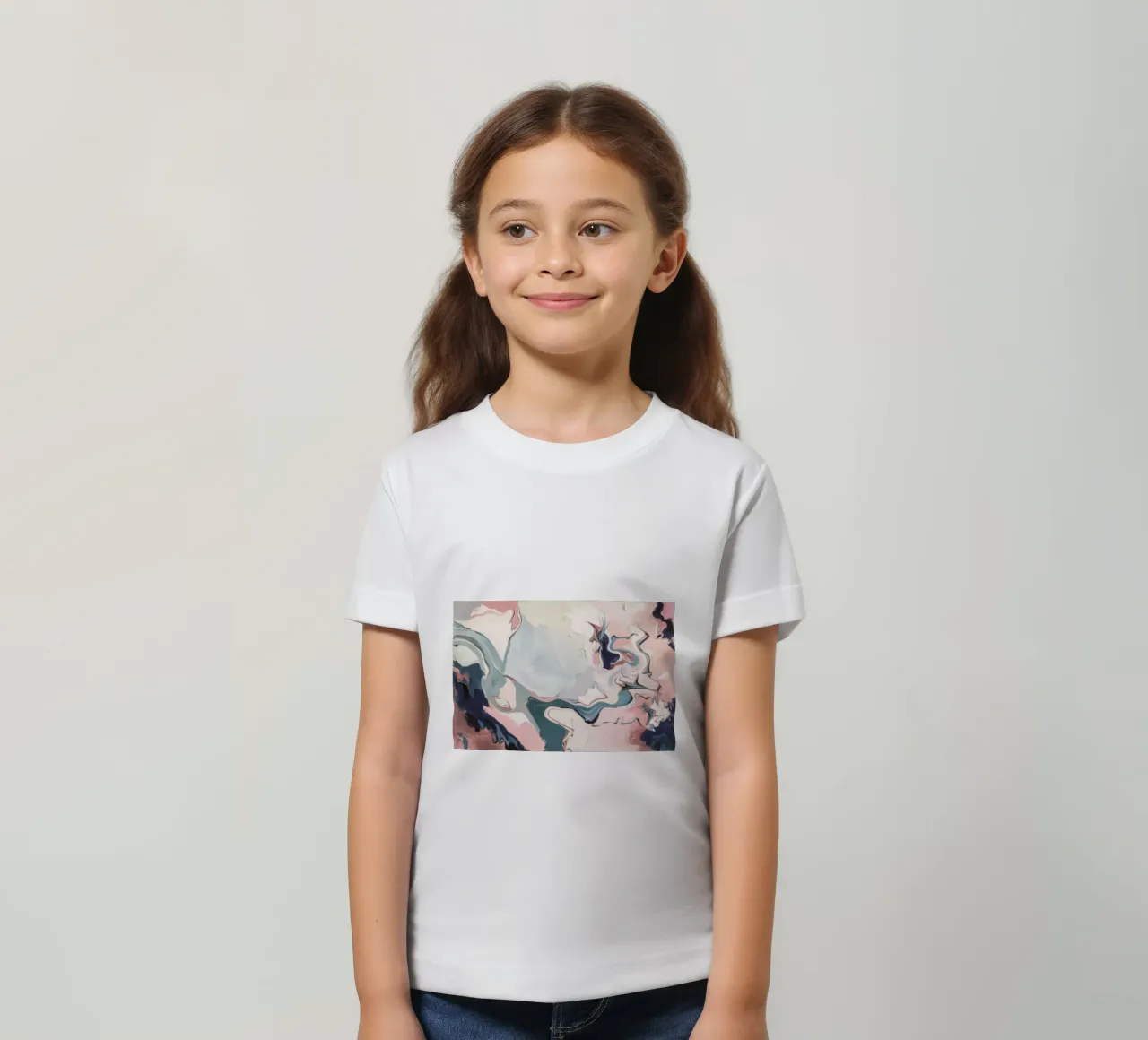 Flusso del fiume celeste t-shirt bambini da Dream Spectrum