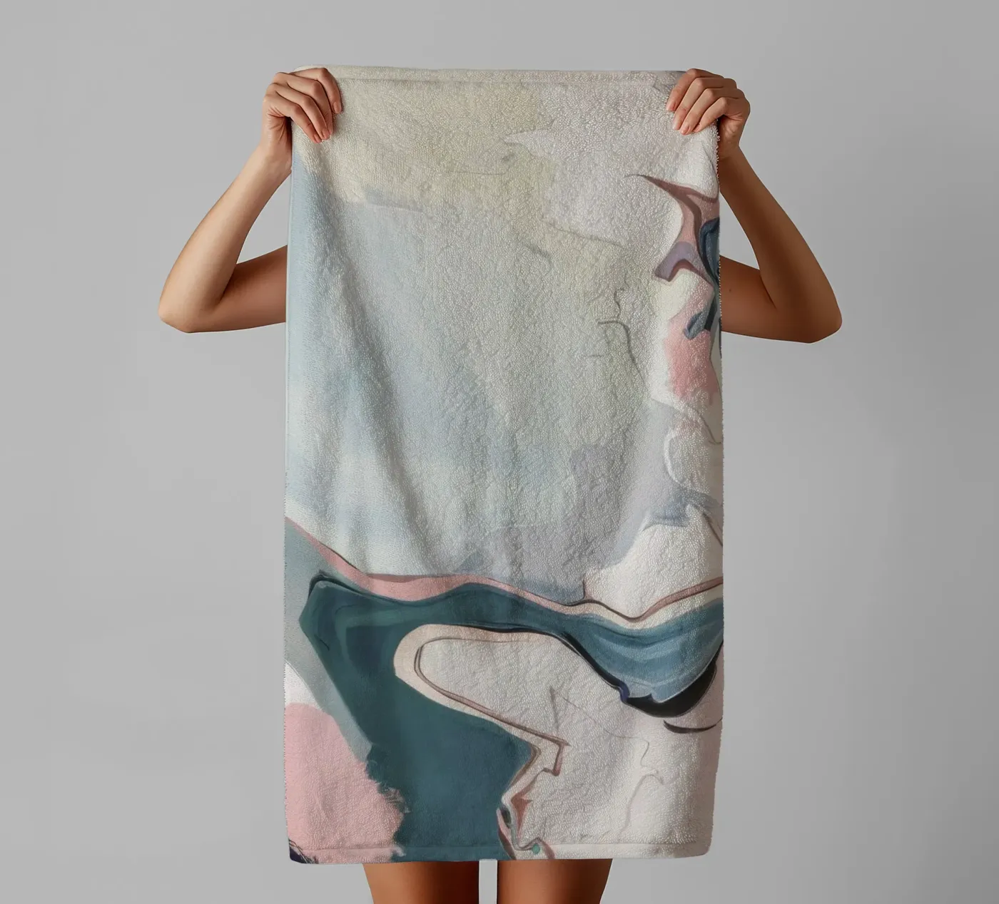Celestial River Flow towel by Dream Spectrum