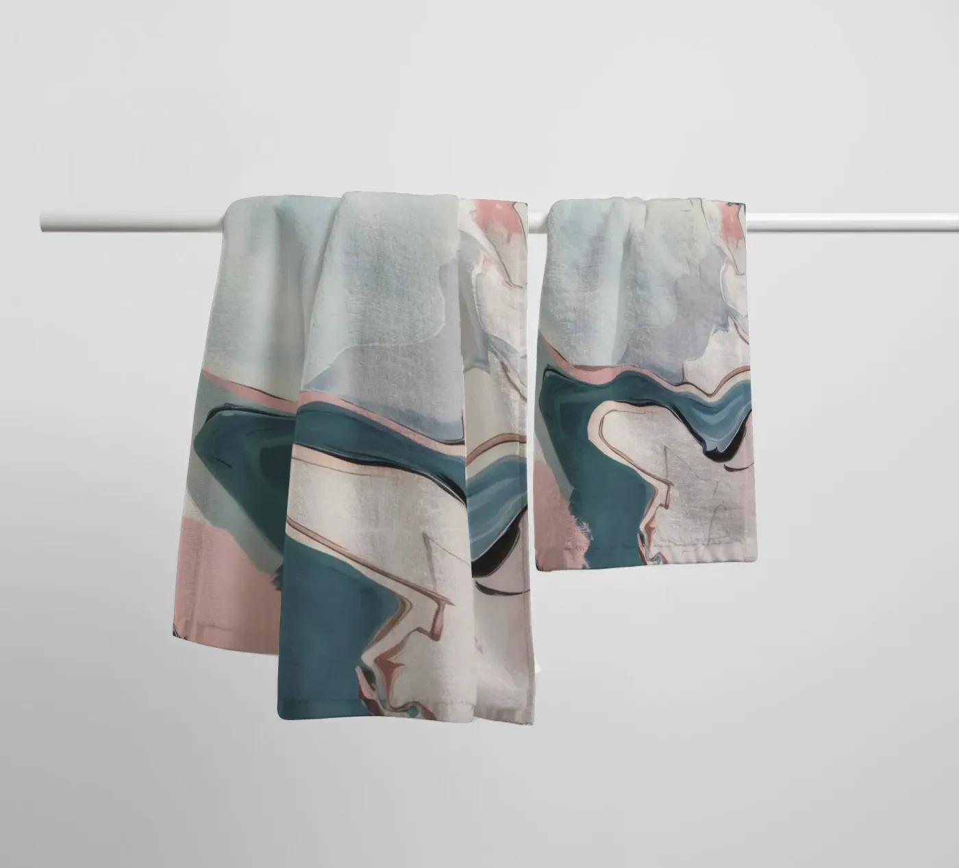 Celestial River Flow towel by Dream Spectrum