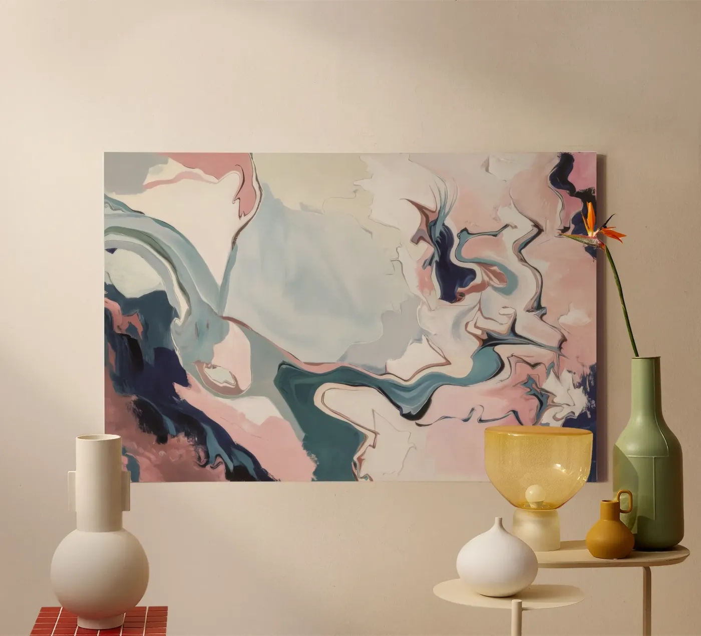 Celestial River Flow canvas by Dream Spectrum