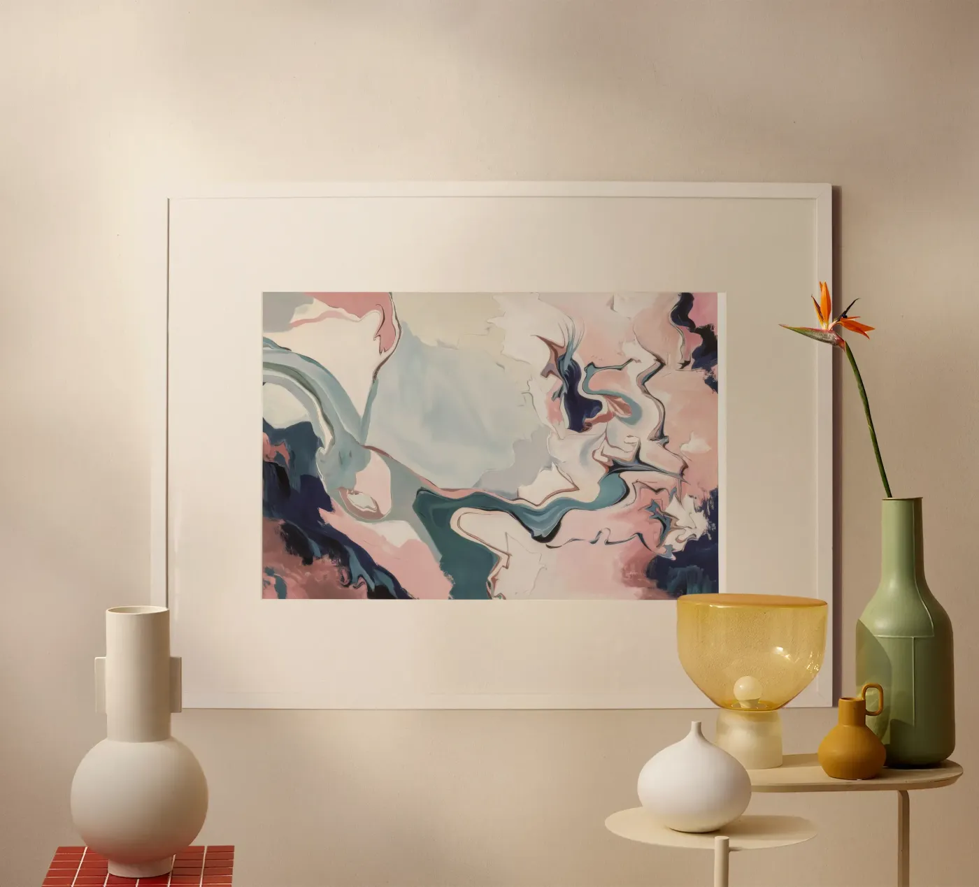 Celestial River Flow poster van Dream Spectrum