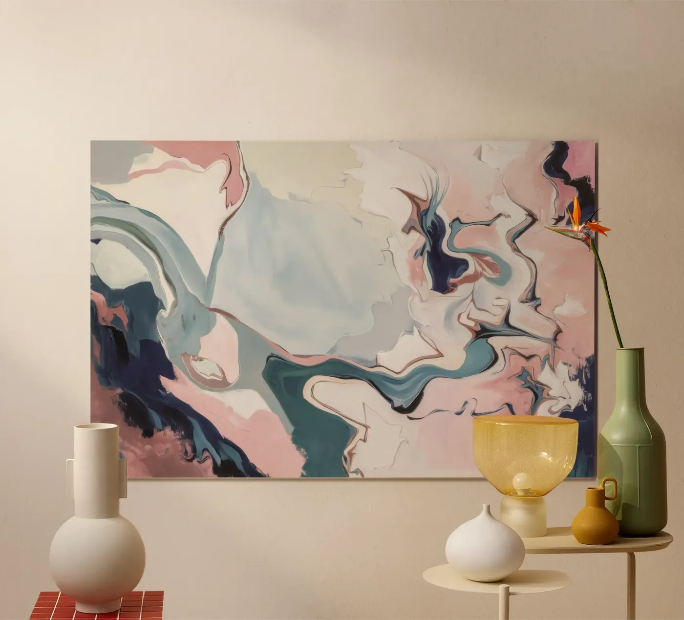 Celestial River Flow poster van Dream Spectrum