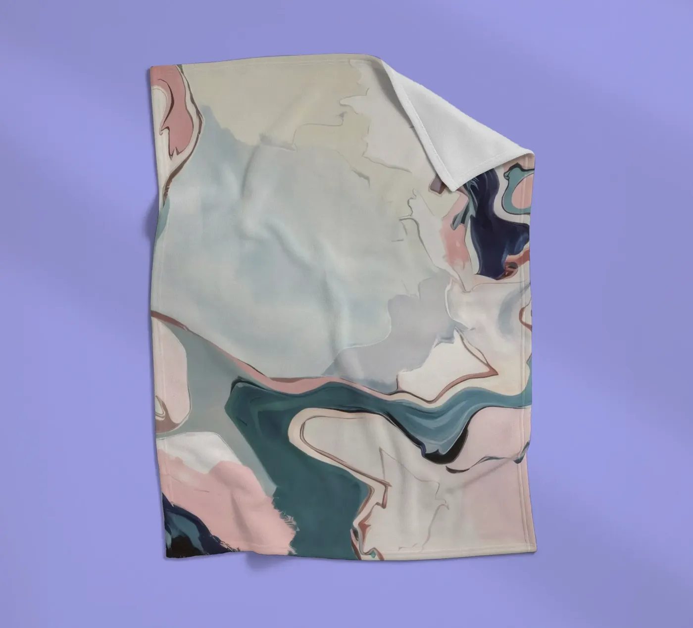 Celestial River Flow fleece blanket by Dream Spectrum