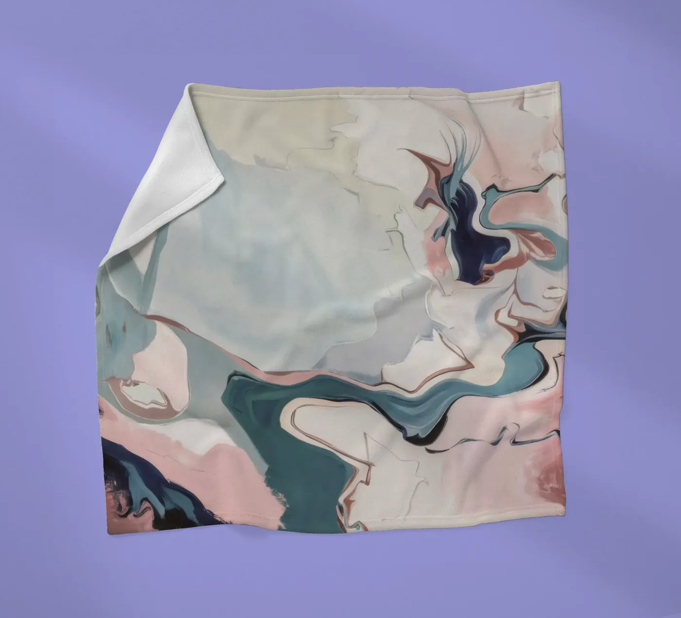Celestial River Flow fleece blanket by Dream Spectrum