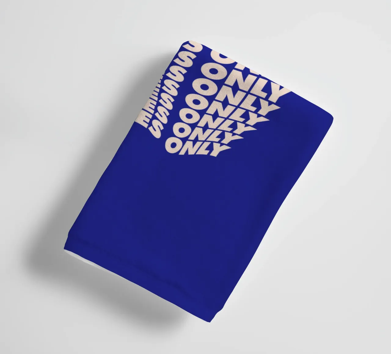 Good Vibes Only Typography Design towel by THE MOTIVATED TYPE
