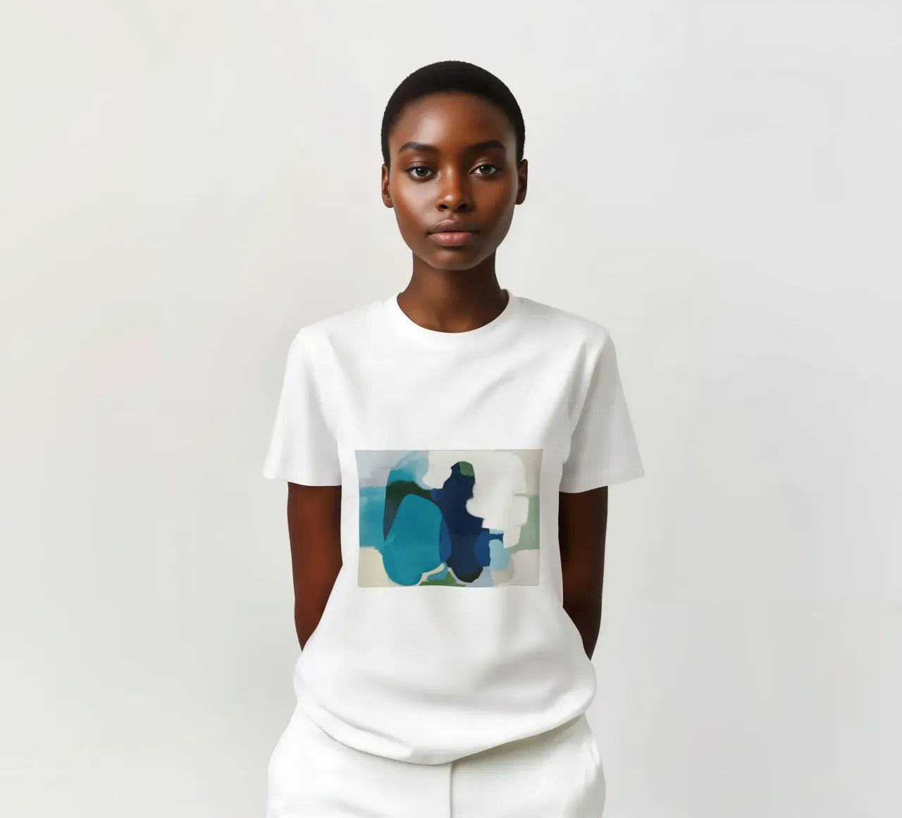 Silhouette dell'anima azzurra t-shirt da Dream Spectrum