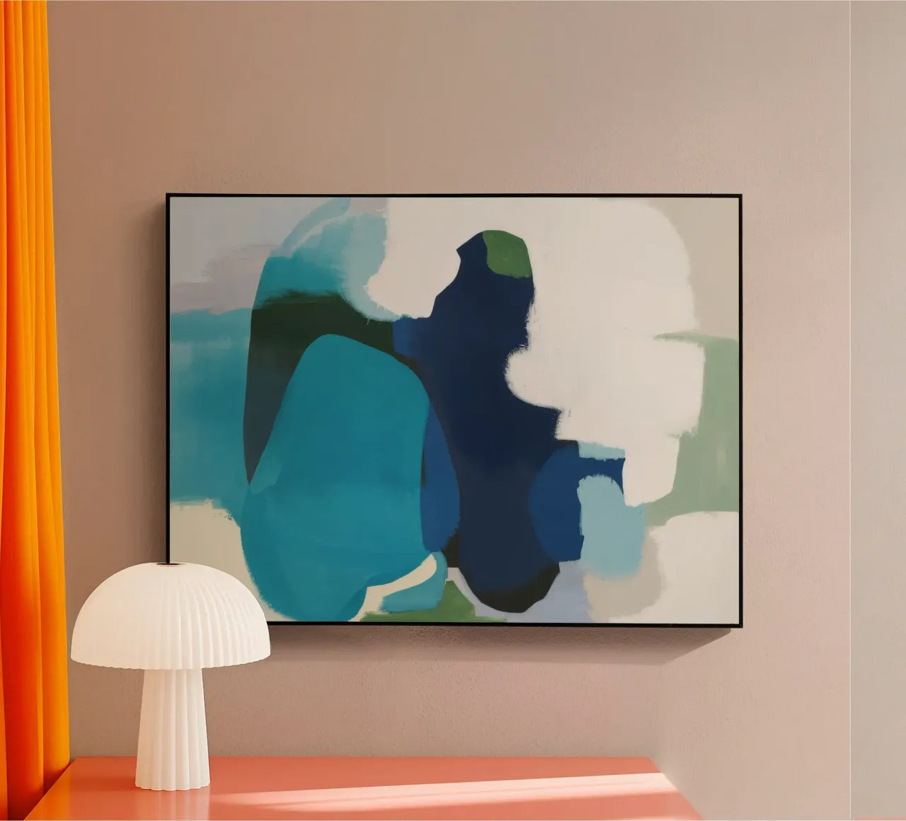 Silhouette dell'anima azzurra plexiglass da Dream Spectrum