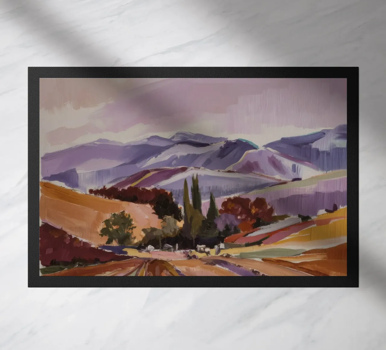 Opulente vue d'automne paillasson de Celestial Harmony