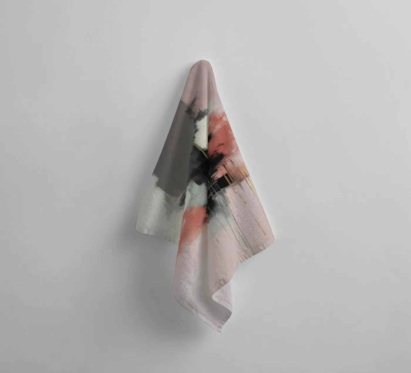 Blushing Cloud Embrace towel by Dream Spectrum