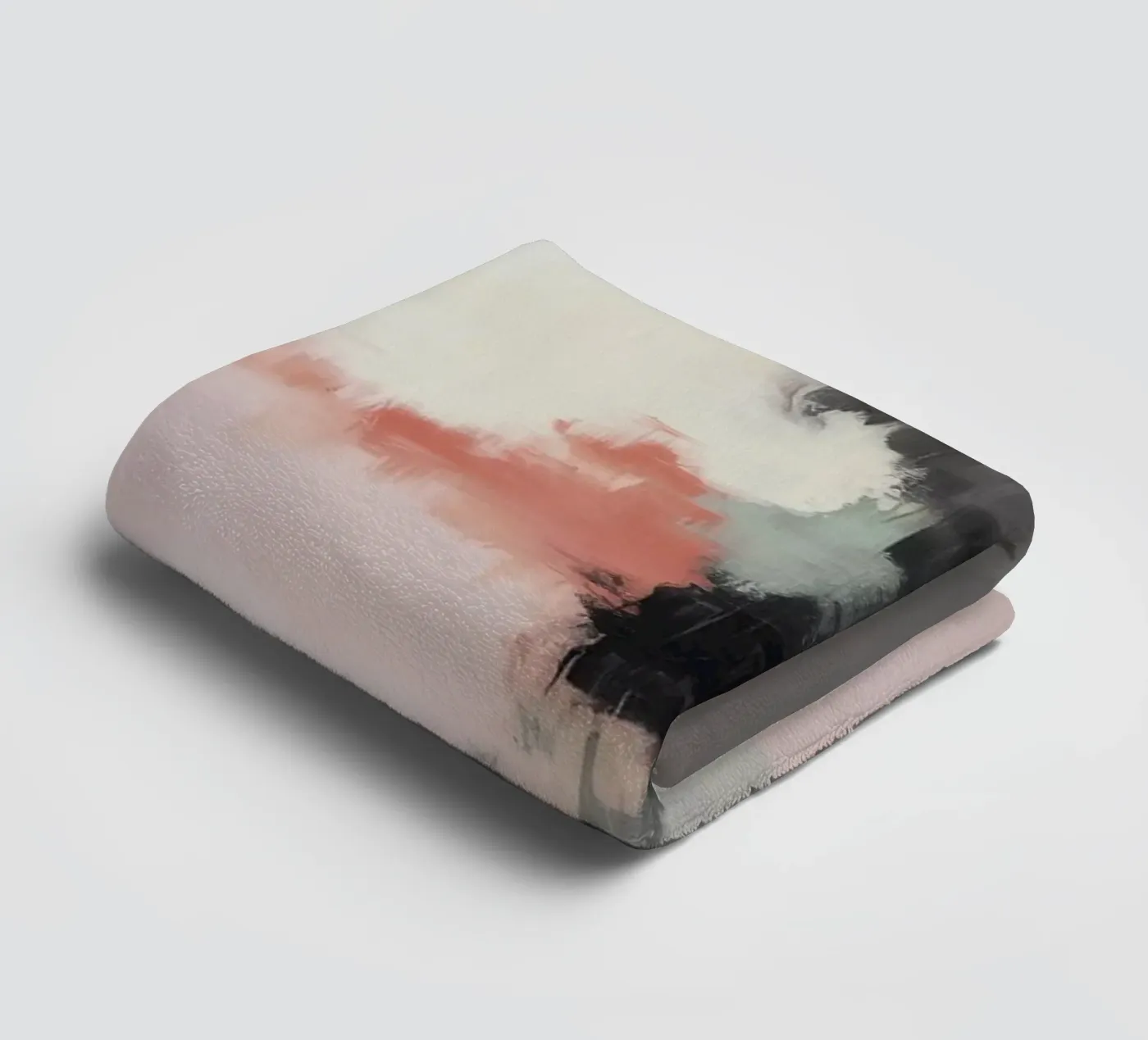 Blushing Cloud Embrace towel by Dream Spectrum