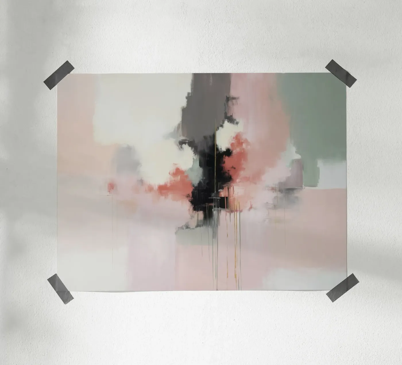 Blushing Cloud Embrace poster by Dream Spectrum