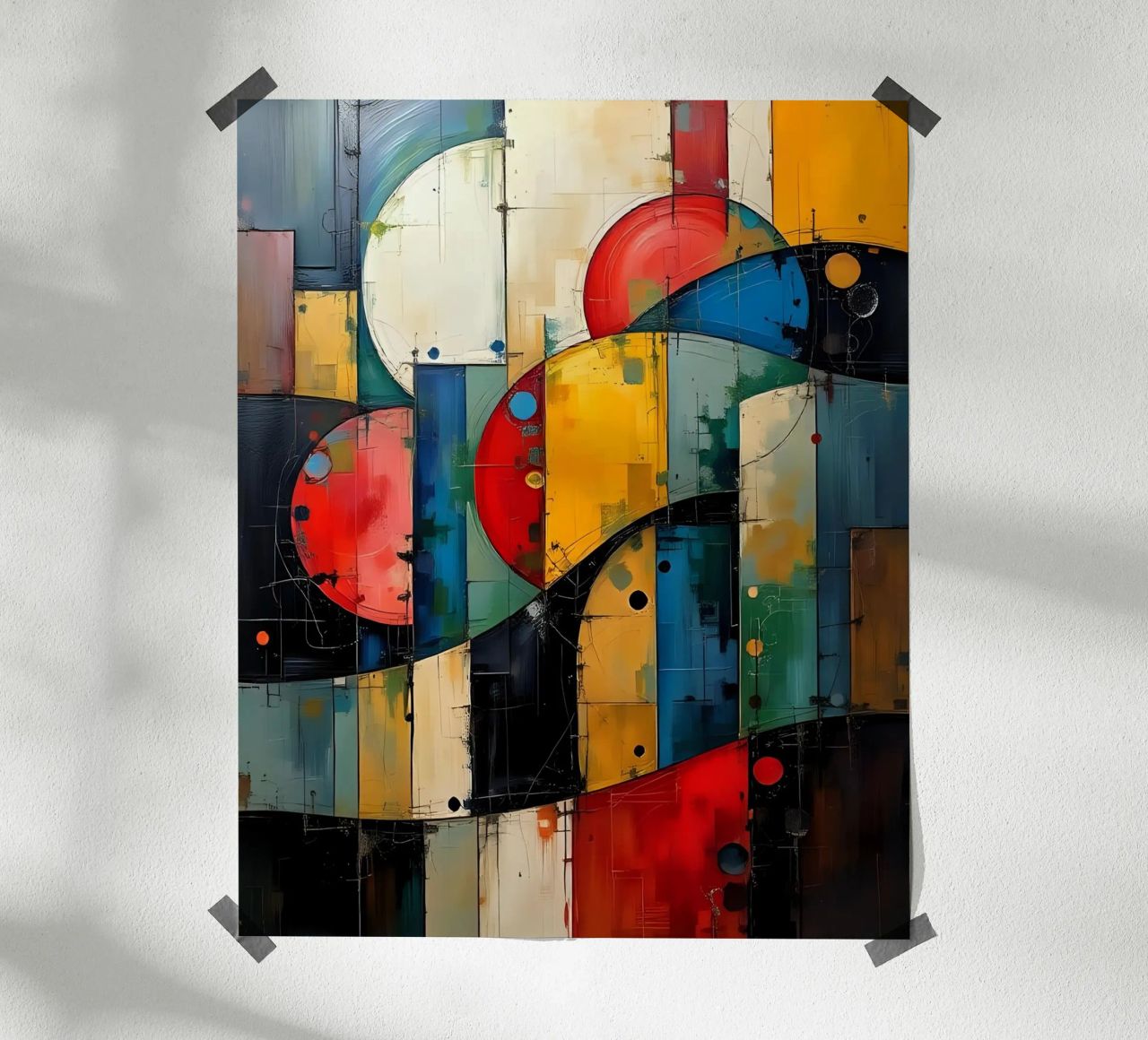 Painting_A_6 poster by Farb- und Blütenzauber by LK