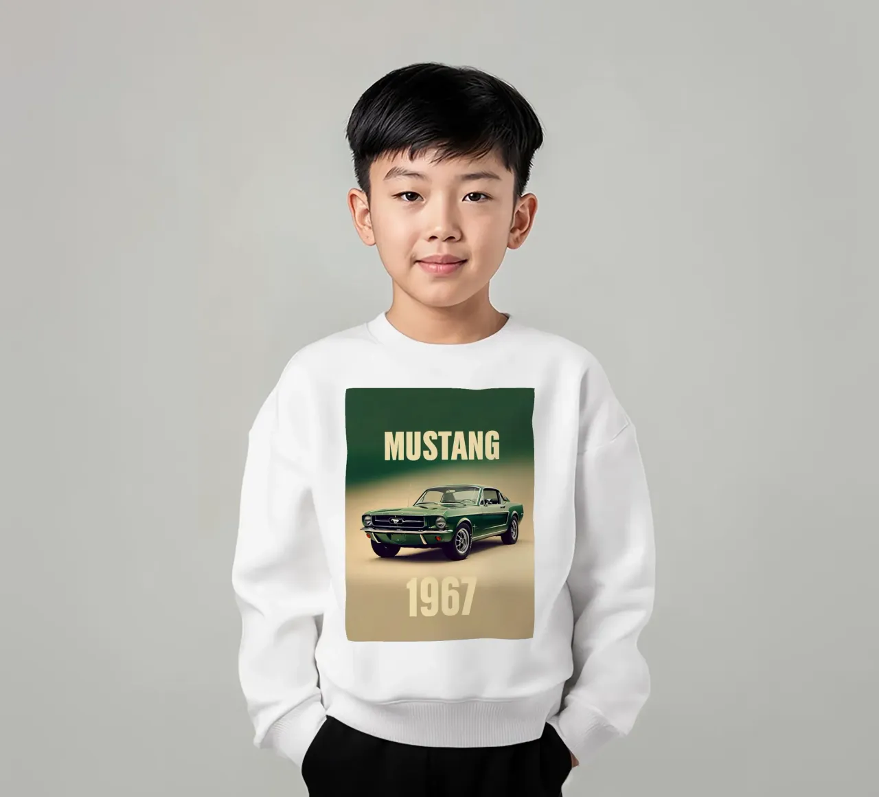 Mustang 1967 felpa bambino da 🎁 ARTVI-SHOP