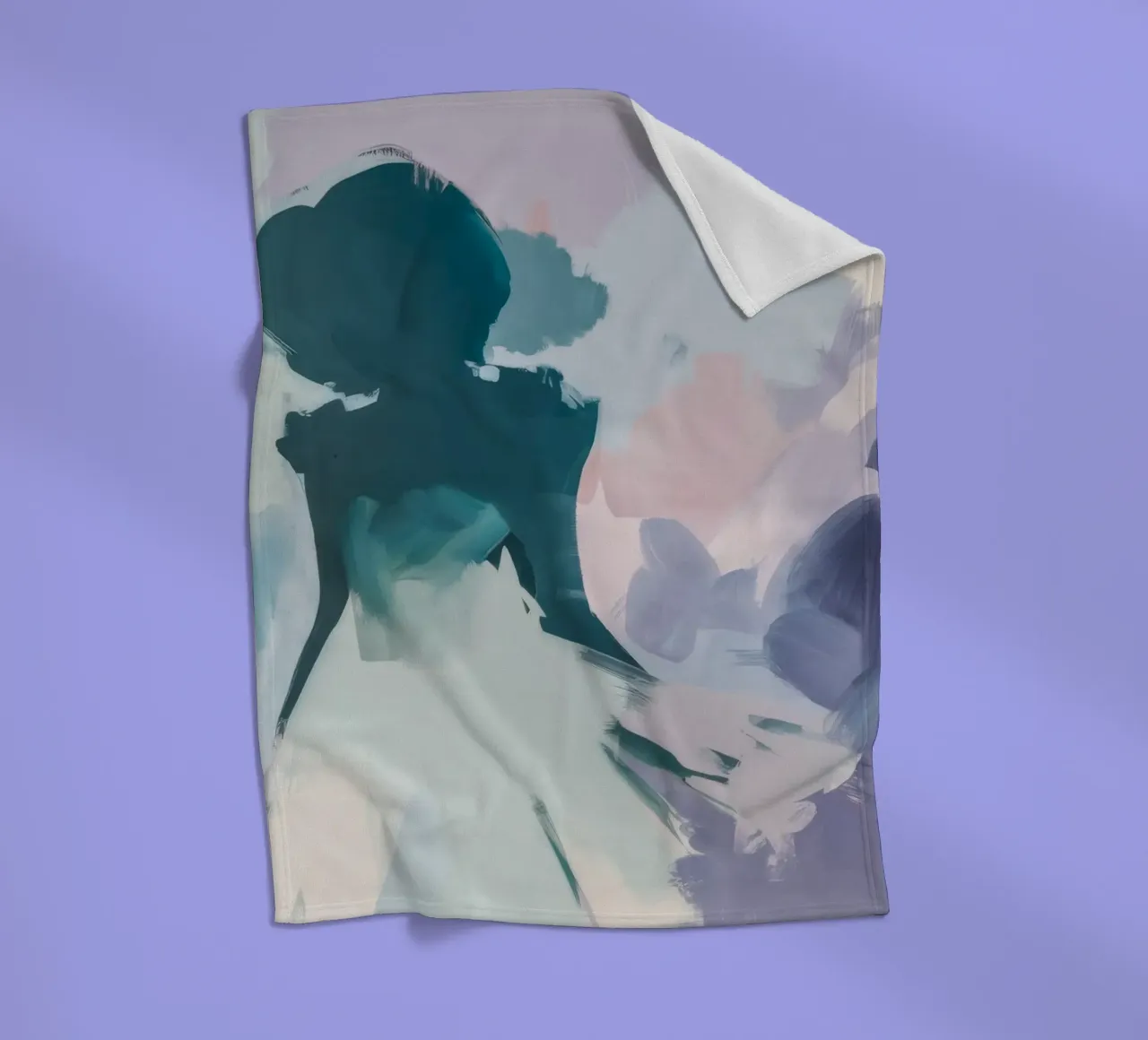 Indigo Haze Bloom coperta in pile da Dream Spectrum