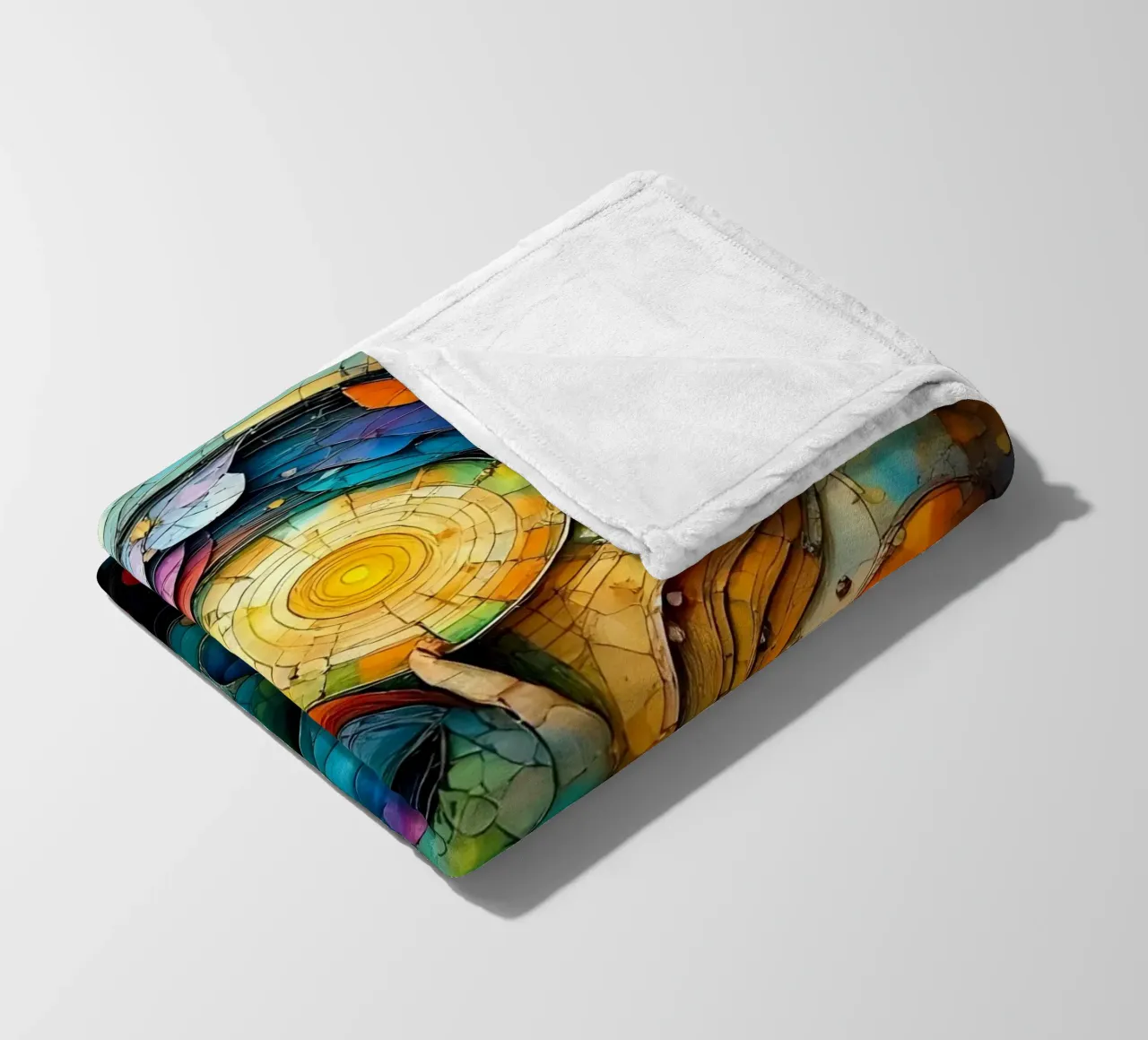 Pittura_B_1 coperta in pile da Farb- und Blütenzauber by LK