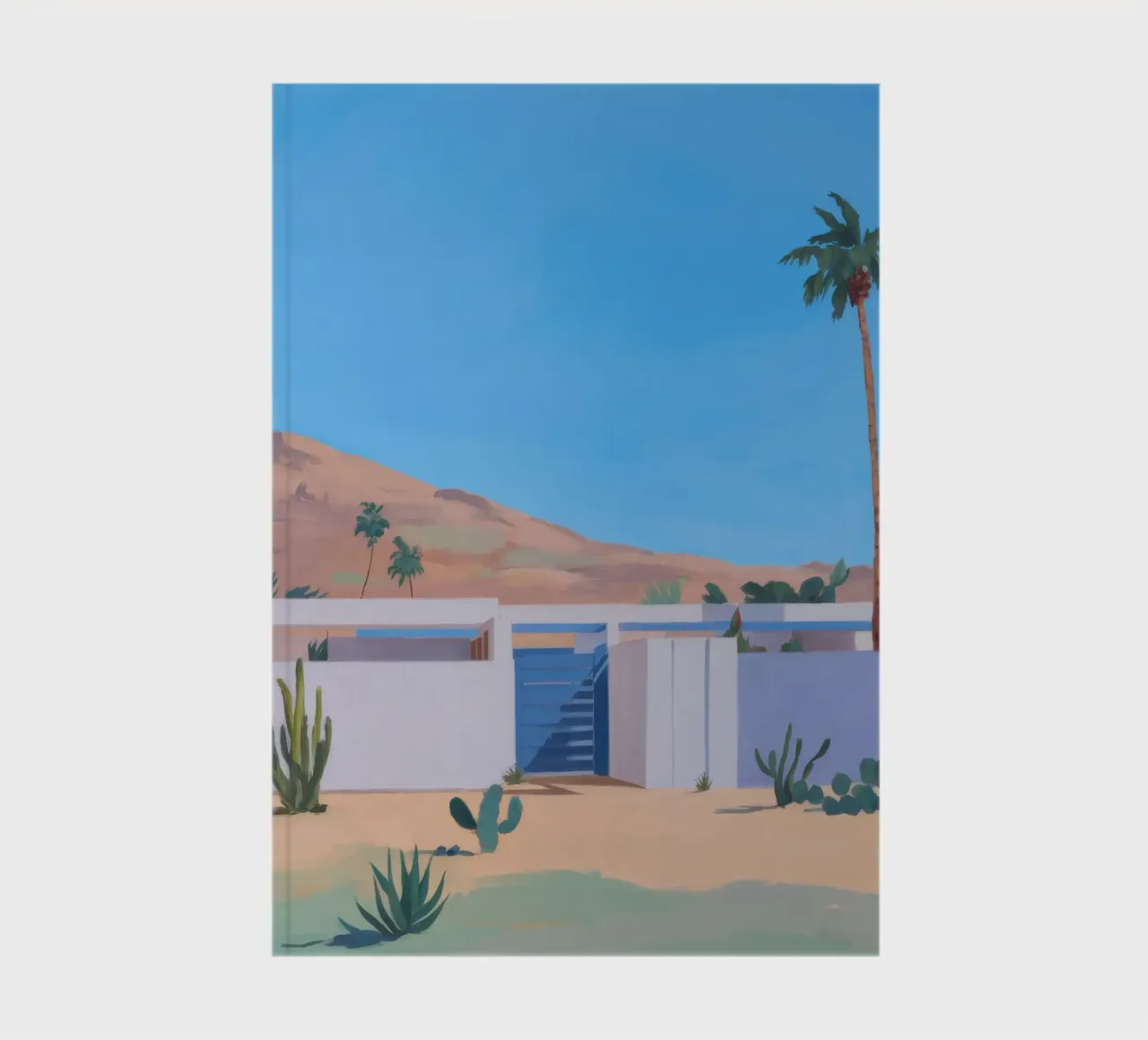 Azure Desert Stillness notebook by Infinite Chroma