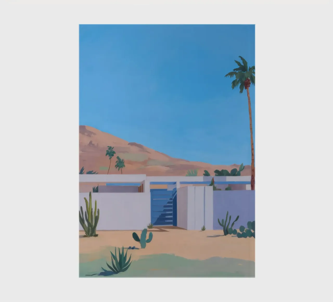 Azure Desert Stillness notebook by Infinite Chroma