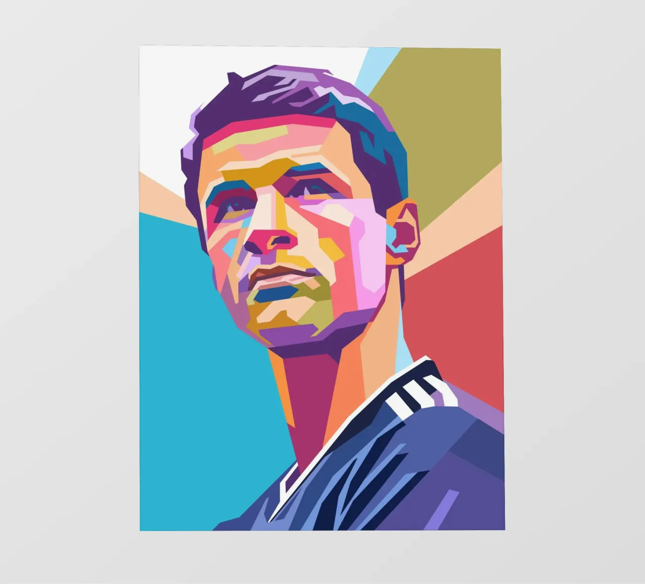 Thomas Muller, iconico giocatore di calcio telo in pvc da Hantamrata
