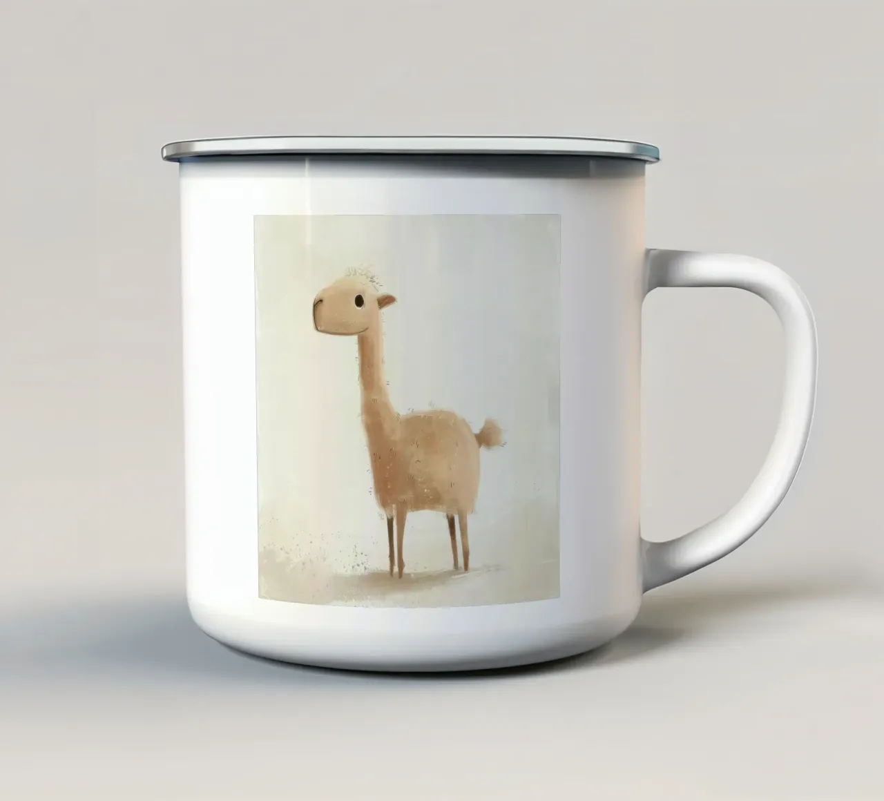 Adorabili opere d'arte di lama tazza in smalto da DesignDoodle
