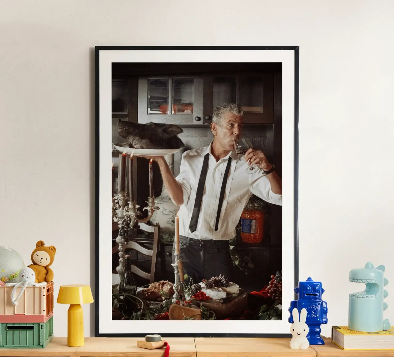 antonio bevanda poster con telaio in alluminio da martina