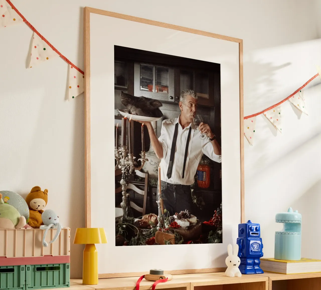 antonio bevanda poster con telaio in alluminio da martina