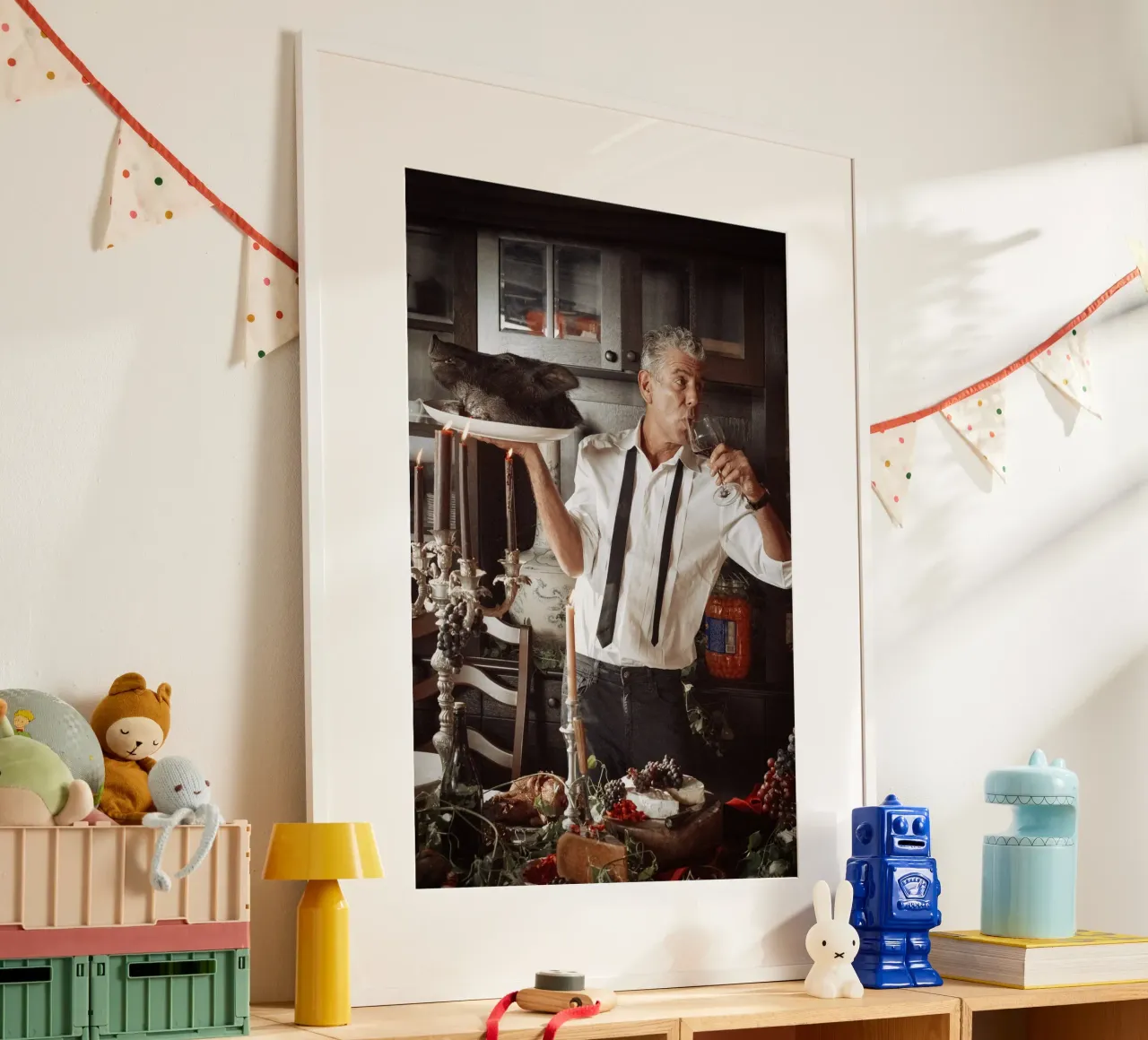 antonio bevanda poster con telaio in alluminio da martina